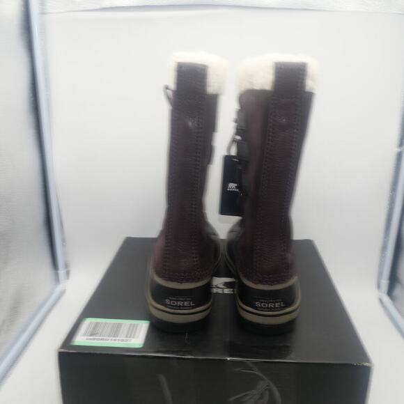 NEW Sorel Joan Of Artic Women's 6 Winter Snow Cold Weather Boots Cinder Brown - Picture 4 of 8